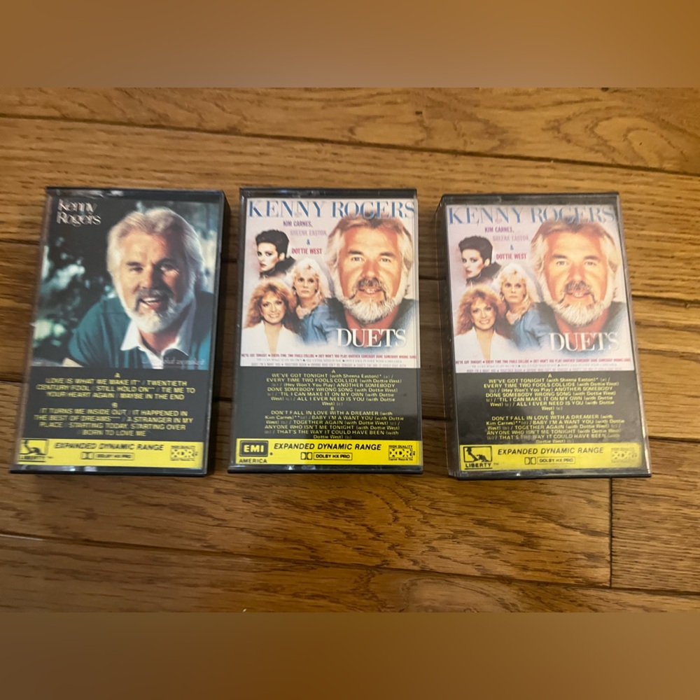 Kenny Roger’s  Cassette Tapes